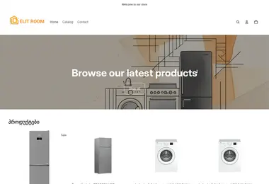 Screenshot of elitroom.ge