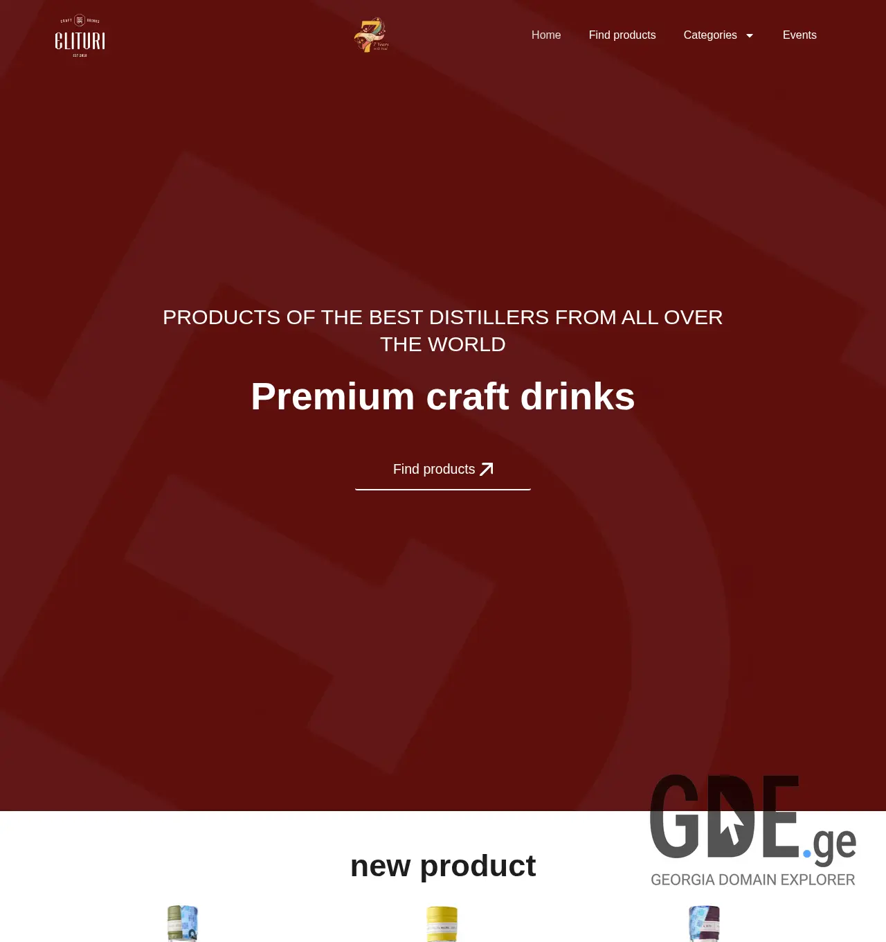 Screenshot of the site elituri.ge at 2025-11-30