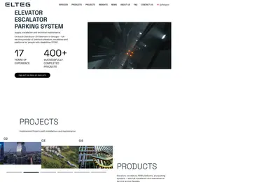 Screenshot of elteg.ge