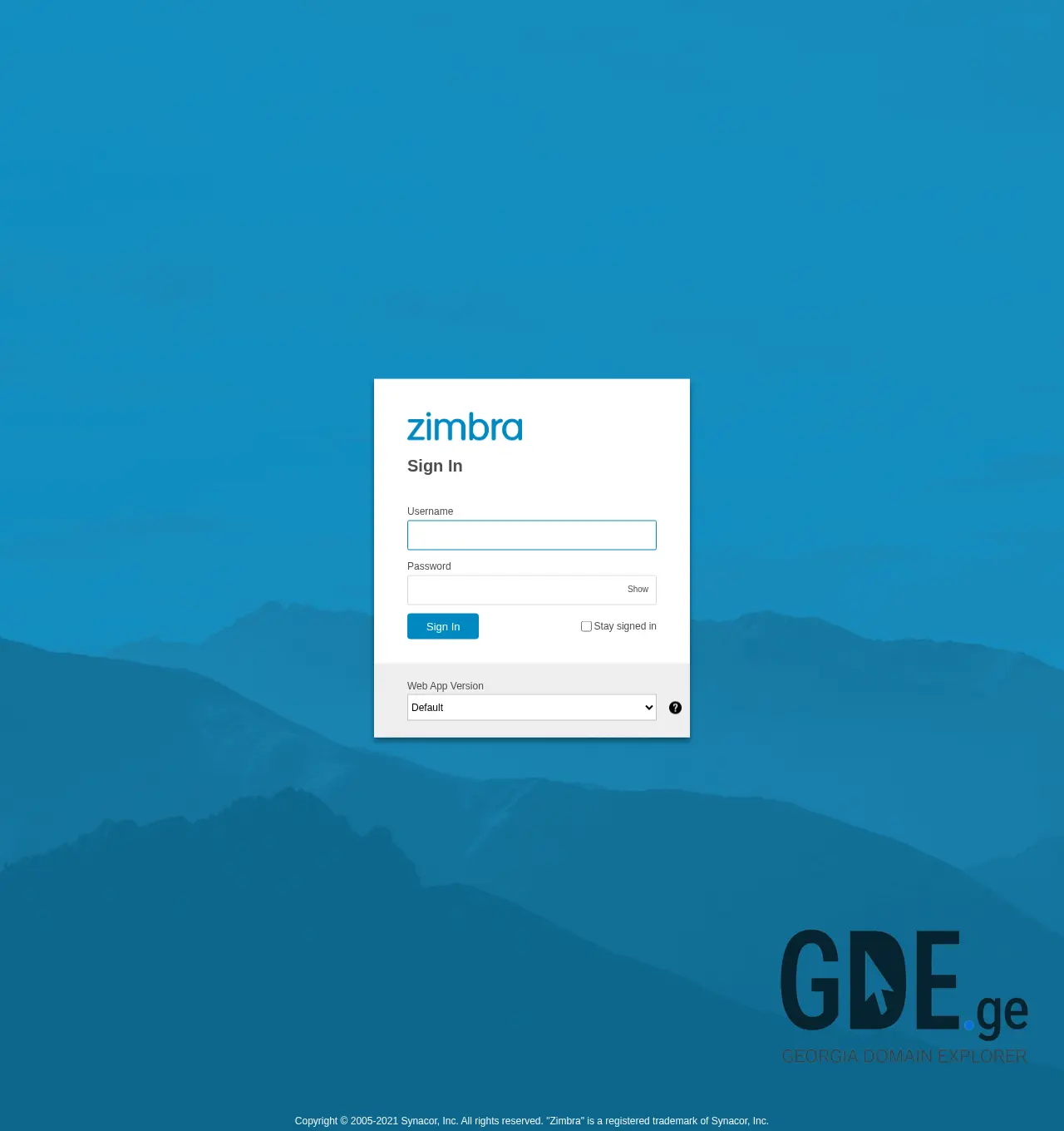 Screenshot of the site email.ge at 2025-11-30