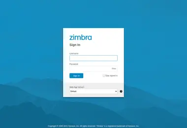 Screenshot of email.ge