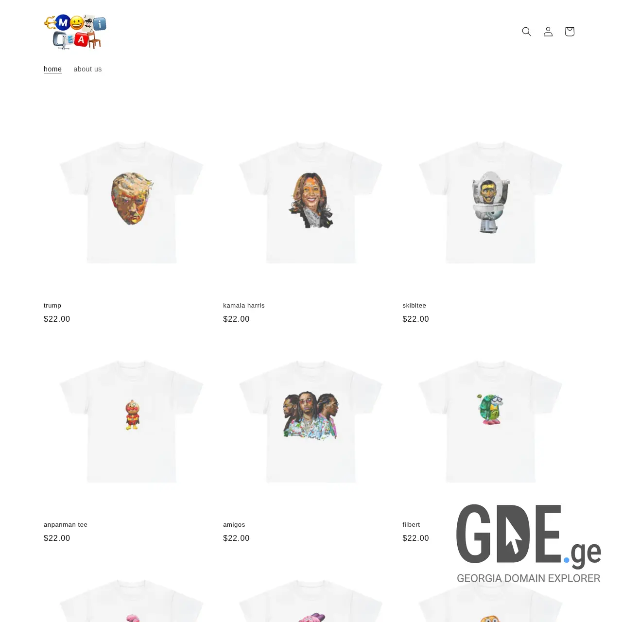 Screenshot of the site emoji.ge at 2025-12-07