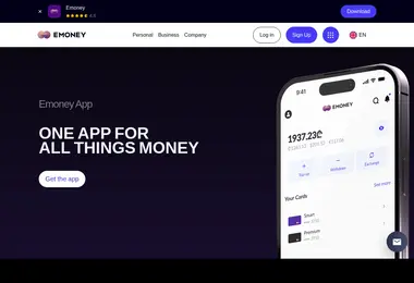 Screenshot of emoney.ge