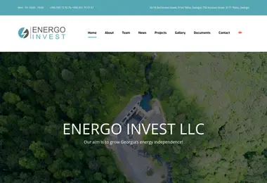energoinvest.ge-ის ეკრანის სურათი