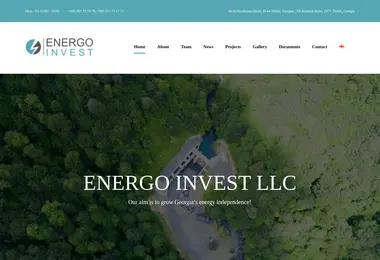 Скриншот energoinvest.ge