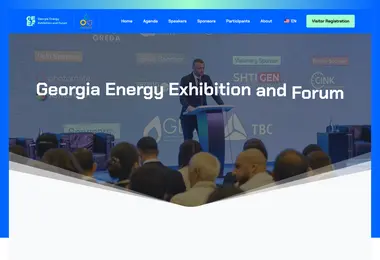 Screenshot of energyexpo.ge