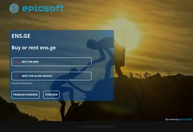 Screenshot of ens.ge