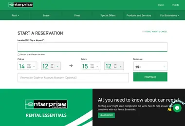 Screenshot of enterprise.ge