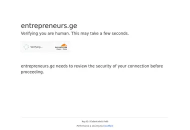 Скриншот entrepreneurs.ge