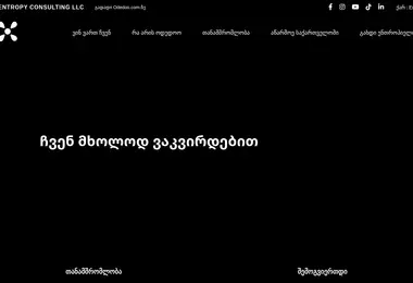 Скриншот entropy.ge