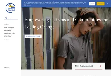 Screenshot of epfound.ge