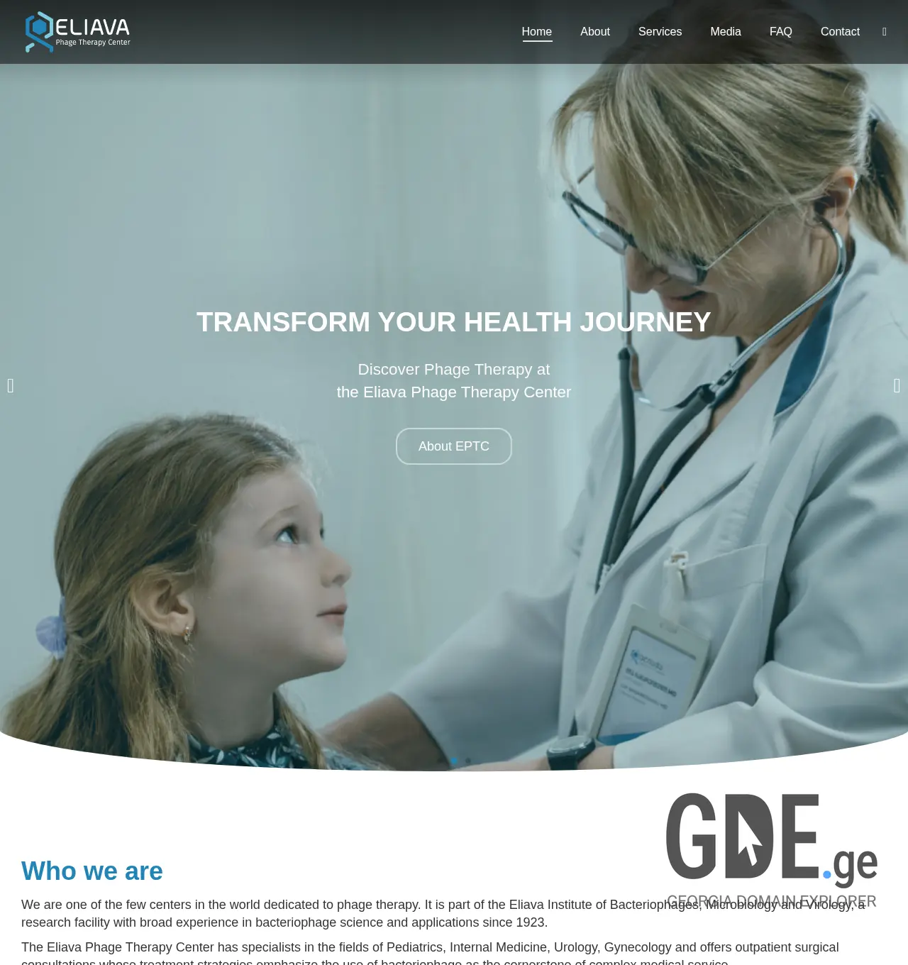 Screenshot of the site eptc.ge at 2025-11-30