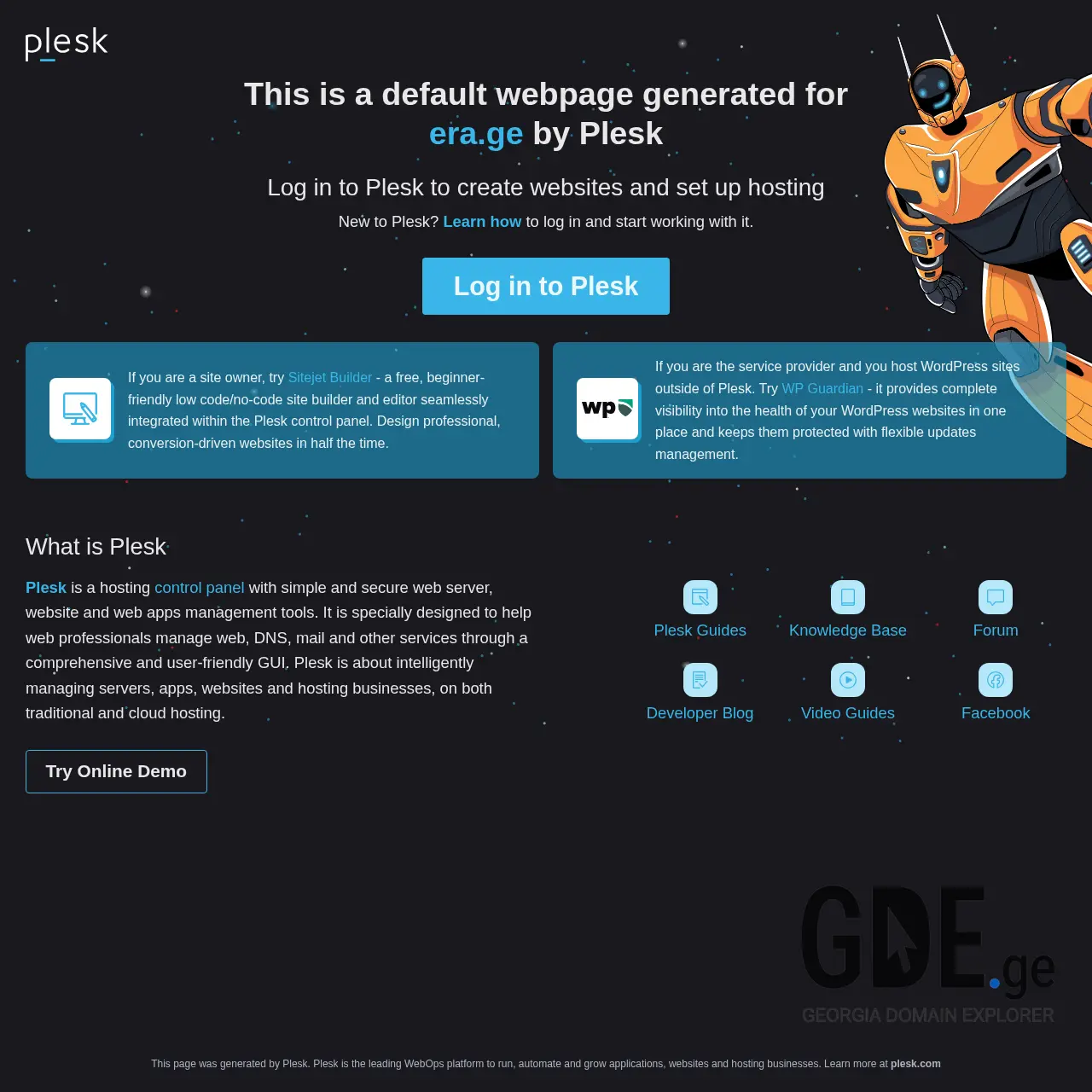 Screenshot of the site era.ge at 2026-02-27