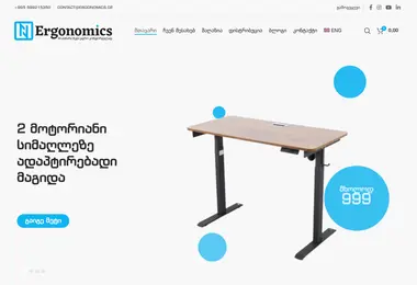 Скриншот ergonomics.ge