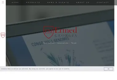 Screenshot of ermedgeorgia.ge