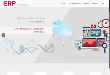 Скриншот erpstandard.ge