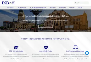 esb.ge-ის ეკრანის სურათი