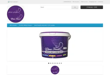 Screenshot of etrend.ge