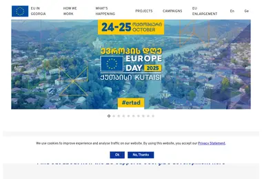 Скриншот euingeorgia.ge
