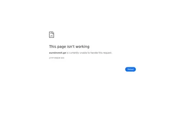 Screenshot of euroinvest.ge