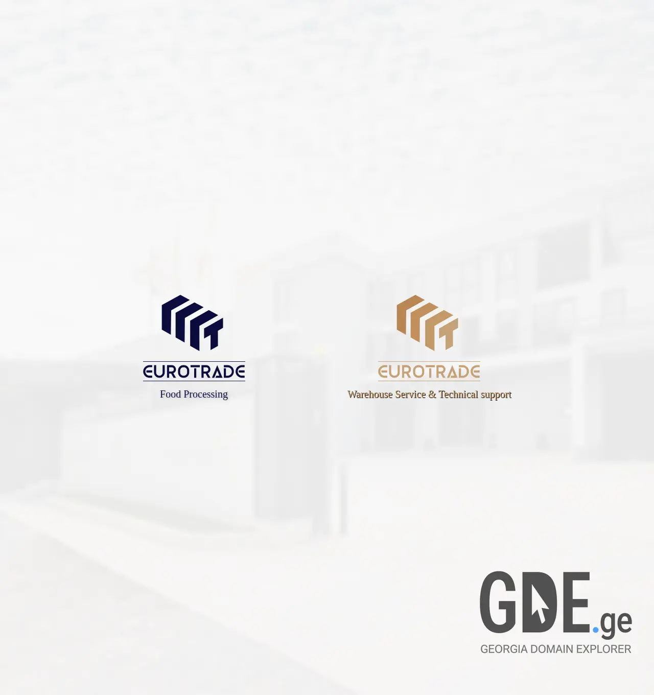 Screenshot of the site eurotrade.ge at 2025-12-02