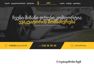 Скриншот evakuatori.ge