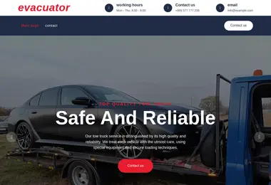 evakuatorisservisi.ge-ის ეკრანის სურათი