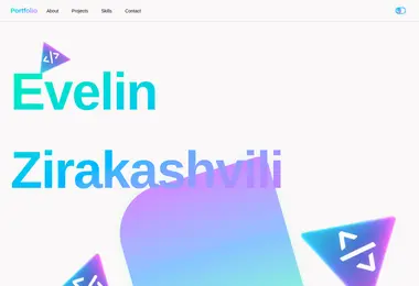 Screenshot of evelin.ge