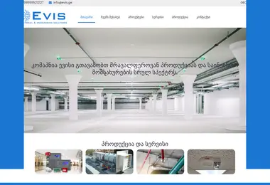 evis.ge-ის ეკრანის სურათი