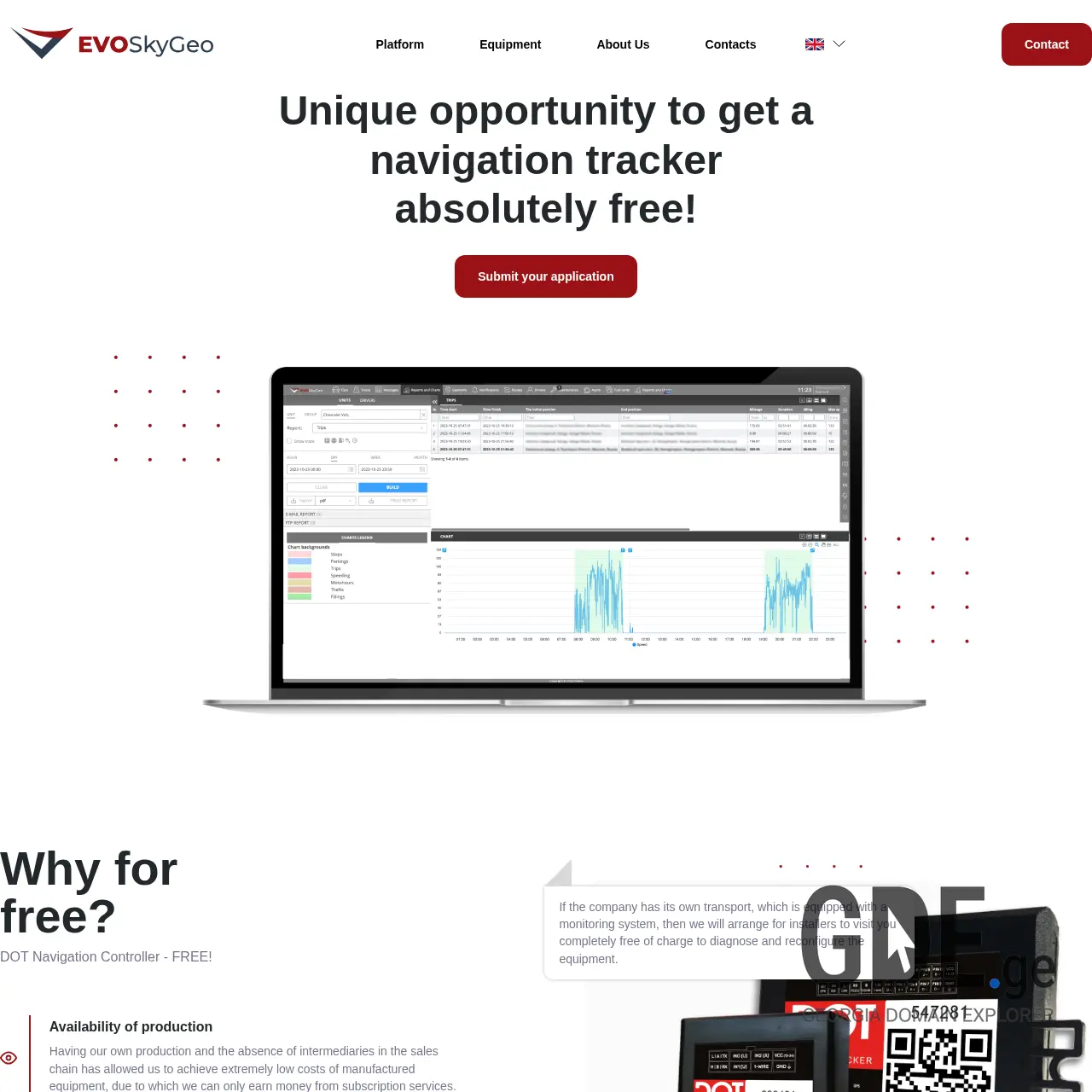 Screenshot of the site evoskygeo.ge at 2025-12-09
