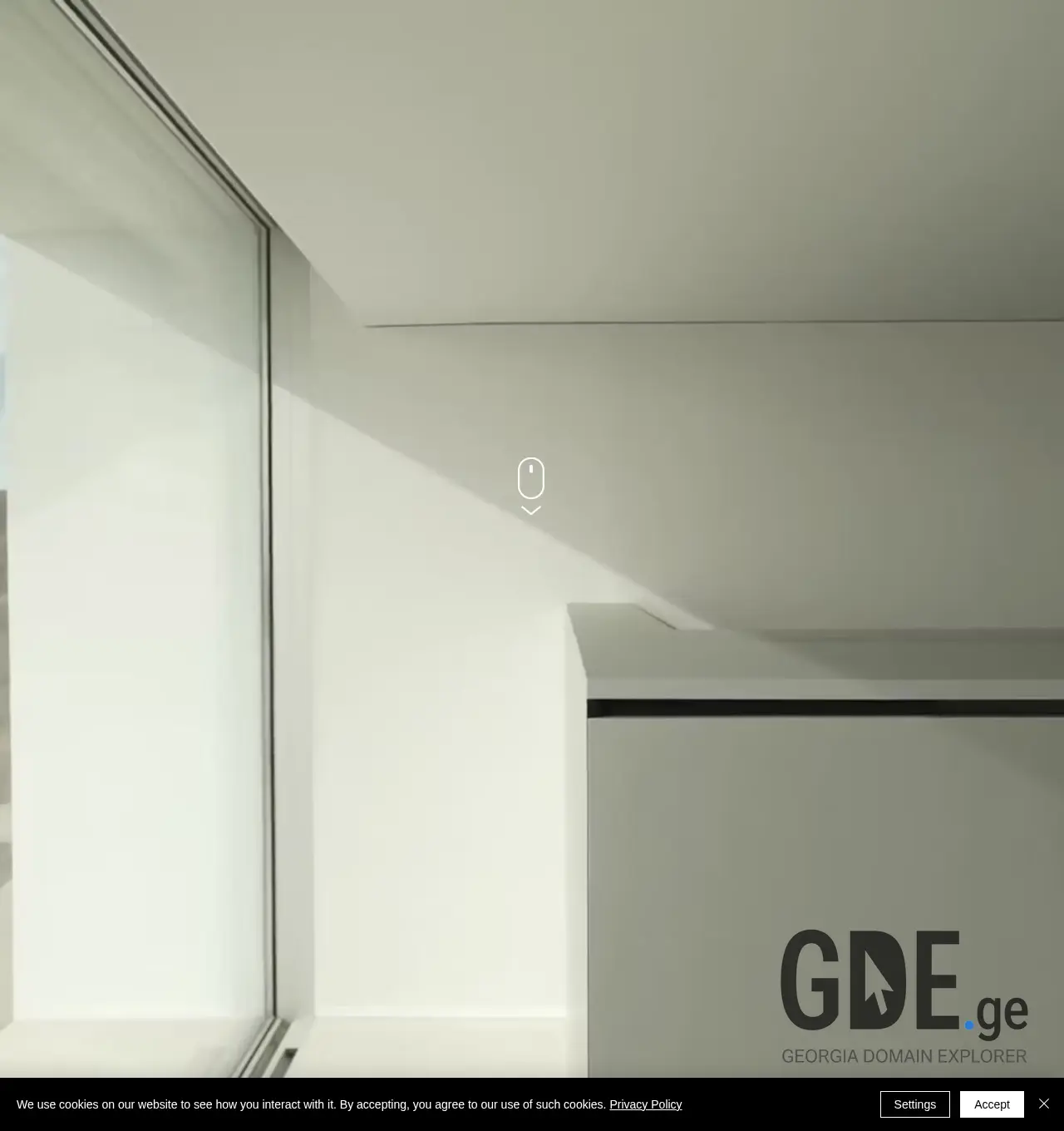 Screenshot of the site evospace.ge at 2025-12-03