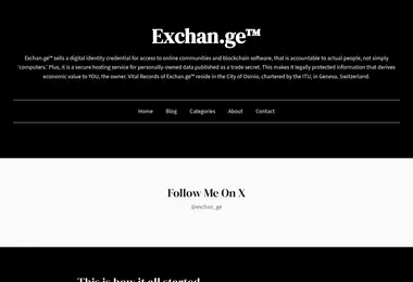 Скриншот exchan.ge