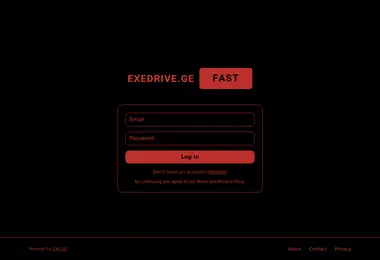 Screenshot of exedrive.ge