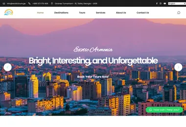 exotictours.ge-ის ეკრანის სურათი