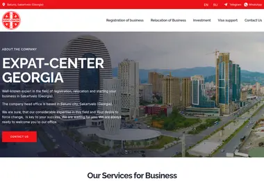 expat-center.ge-ის ეკრანის სურათი