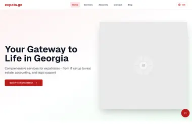 Screenshot of expats.ge
