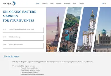 Скриншот experto-consulting.ge