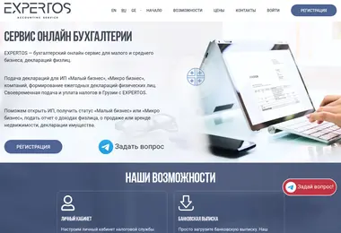 Screenshot of expertos.ge