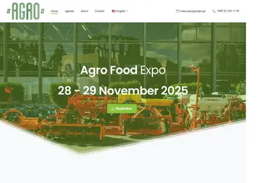 Screenshot of expoagro.ge