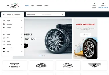 Screenshot of expoauto.ge