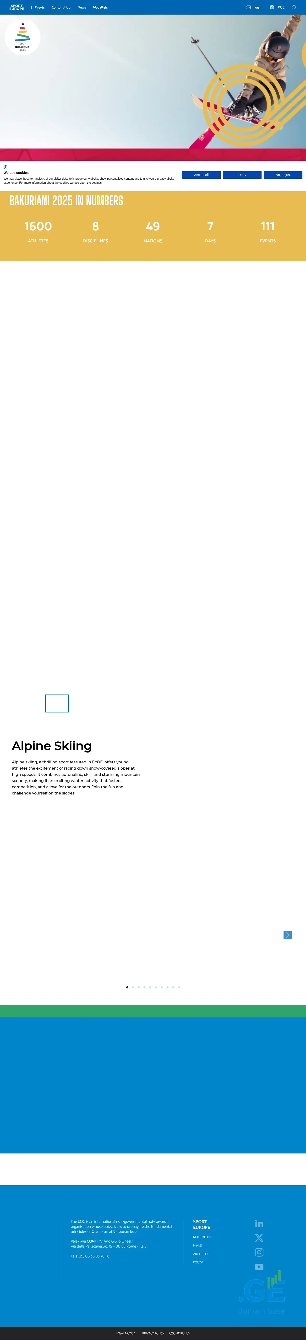 Screenshot of the site eyof2025.ge at 2025-10-06