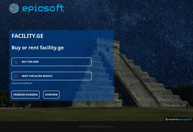 Screenshot of facility.ge