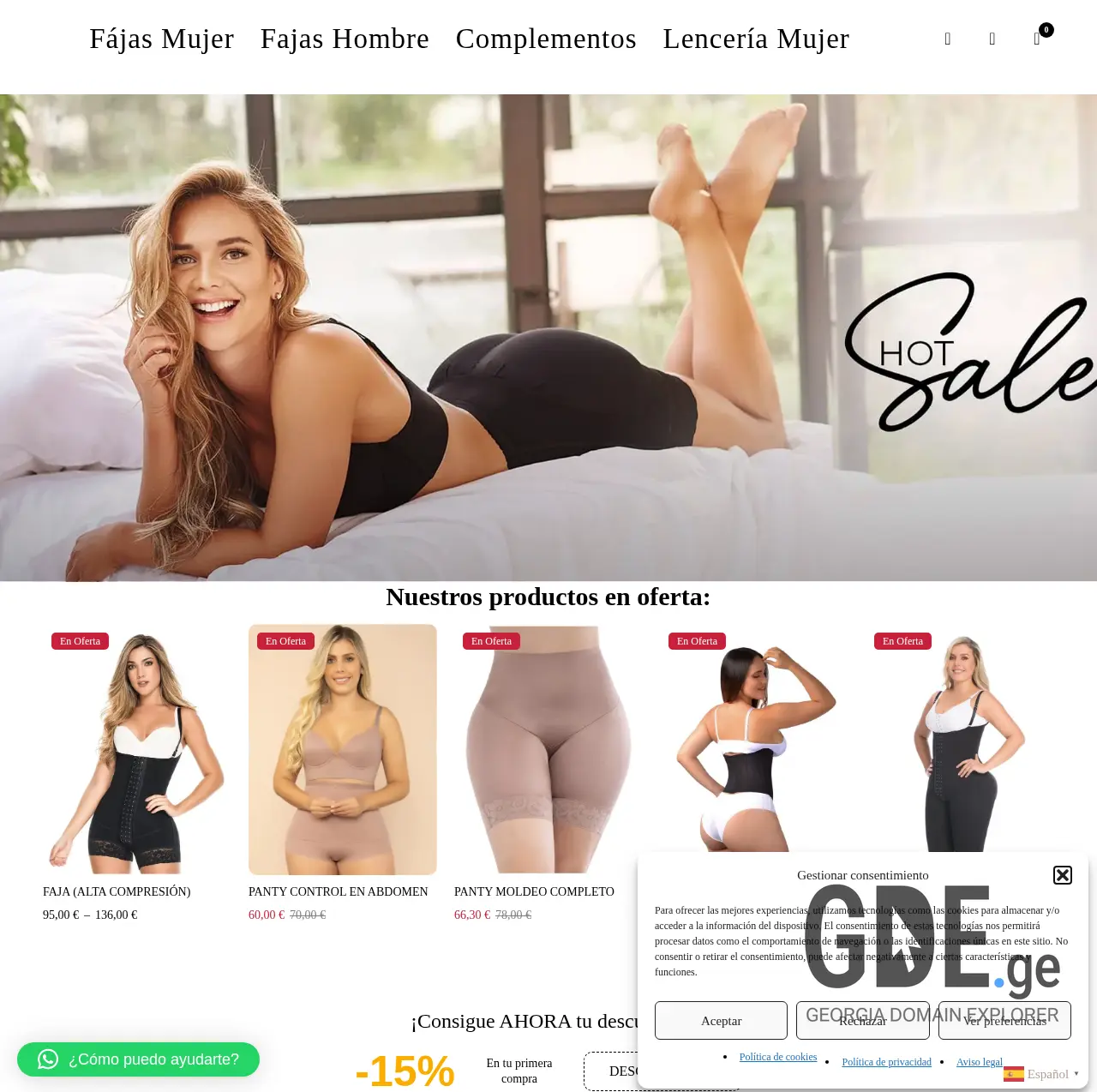 Screenshot of the site fajasfajate.ge at 2025-12-10