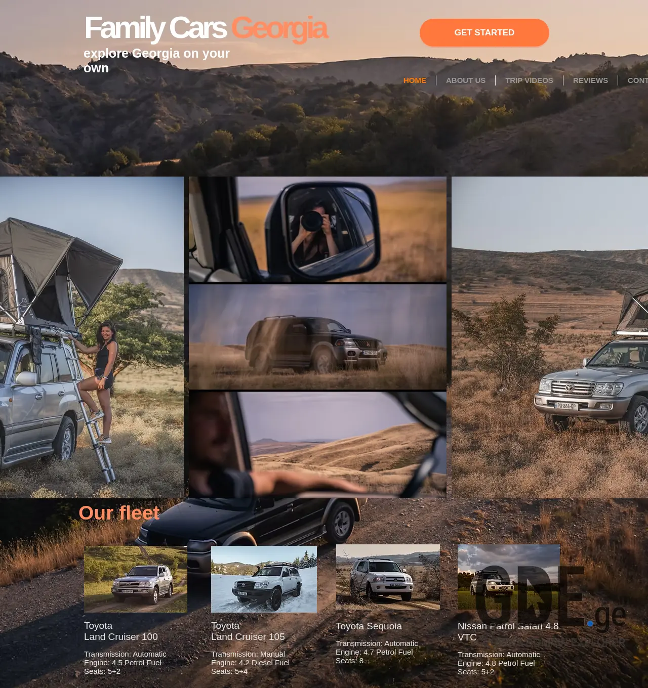 Screenshot of the site familycars.ge at 2025-12-02