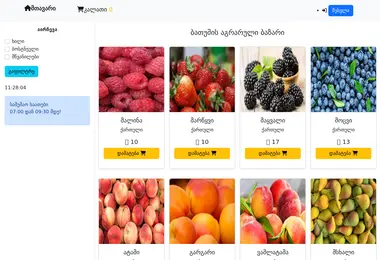 Screenshot of farexi.ge