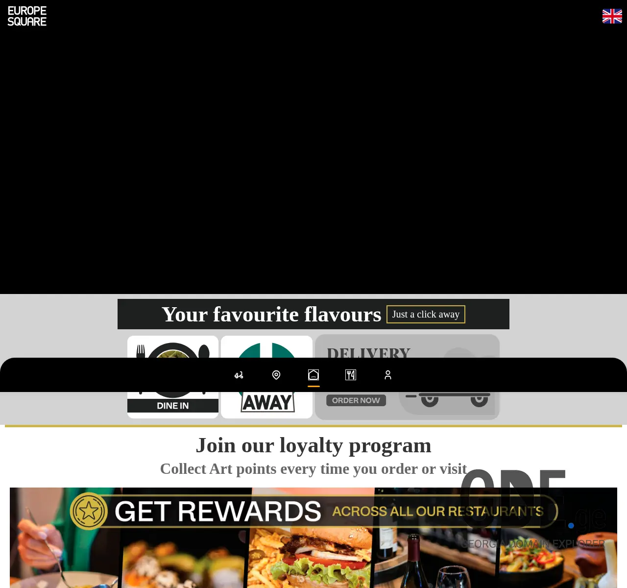 Screenshot of the site fastdelivery.ge at 2025-11-26