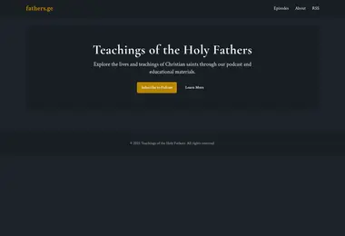 Screenshot of fathers.ge