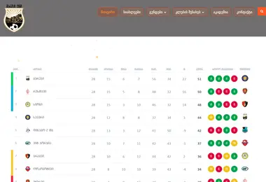Screenshot of fcgareji.ge
