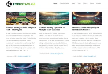 fcrustavi.ge-ის ეკრანის სურათი