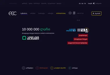 Скриншот fec.ge